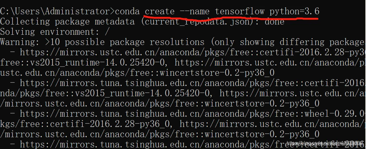 Anaconda、TensorFlow安装和Pycharm配置详细教程_anaconda_05